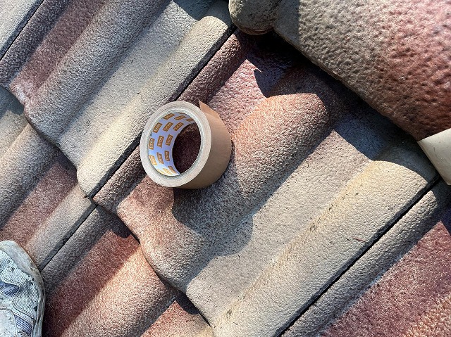 鳴沢村　洋瓦塗装工事